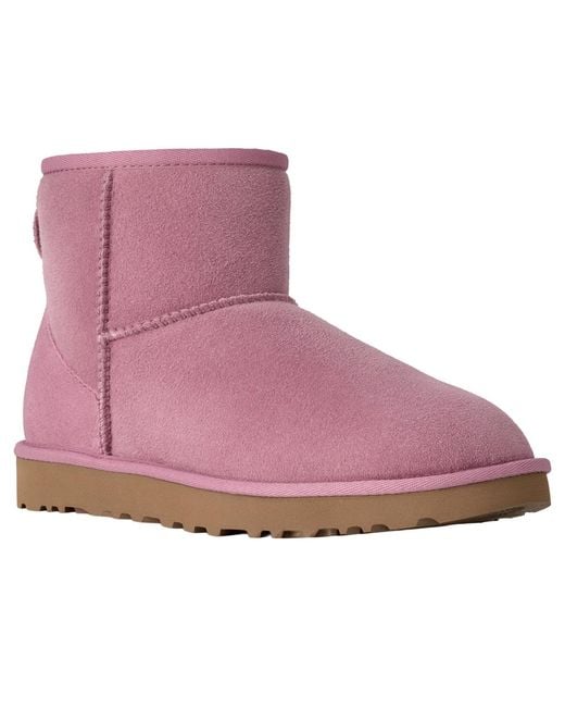 Ugg Purple Classic Ii Pull On Mini Boots