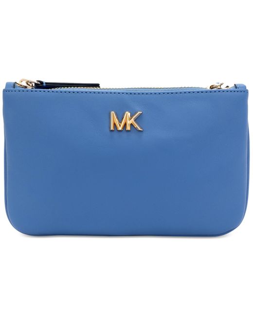 Michael Kors Blue Michael Reversible Leather Belt Bag