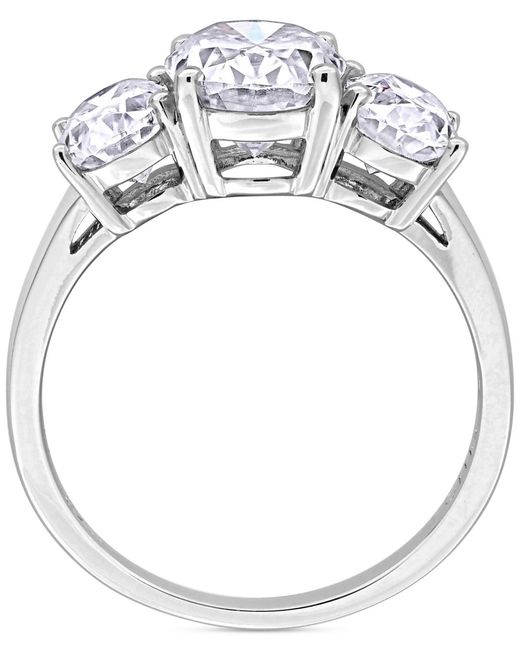 Macy's White Three Stone Ring (4 Ct. T.w.