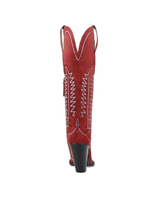 Dingo Red Double Take Suede Leather Boot