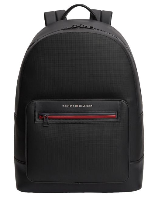 Tommy Hilfiger Black Foundation Backpack for men