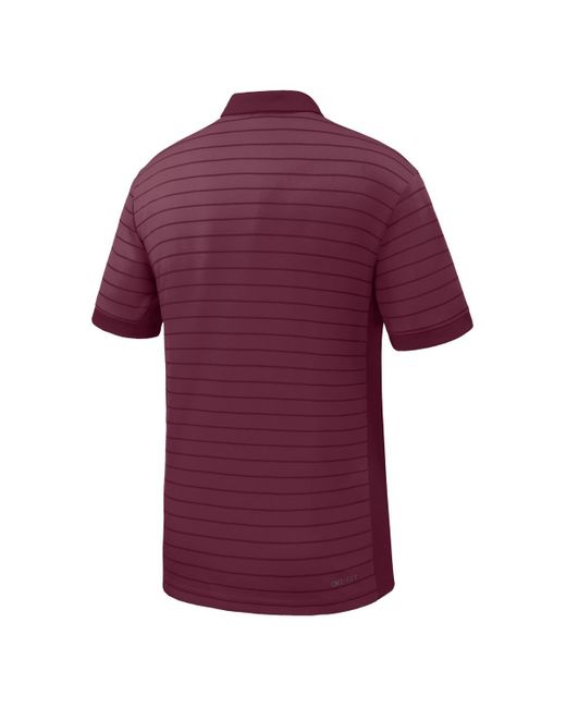 Nike Purple Minnesota Golden Gophers 2025 Early Season Coaches Sideline Victory Stripe Performance Polo Shirt for men