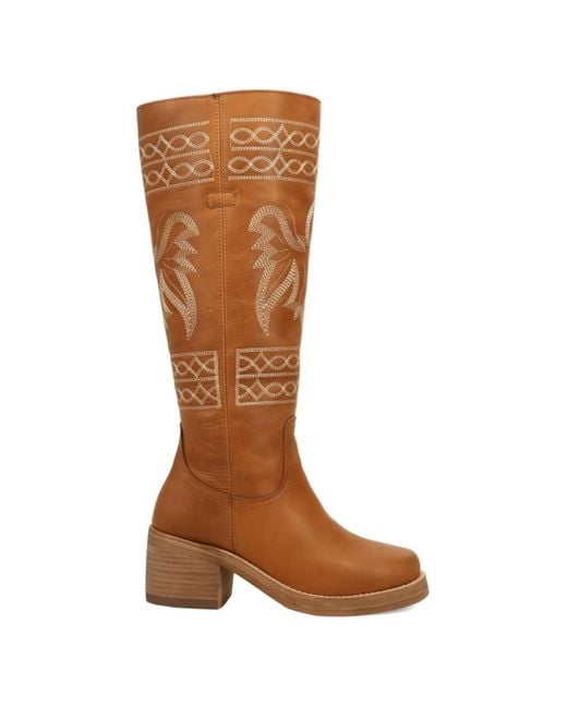 Dingo Brown Avalon Leather Boot