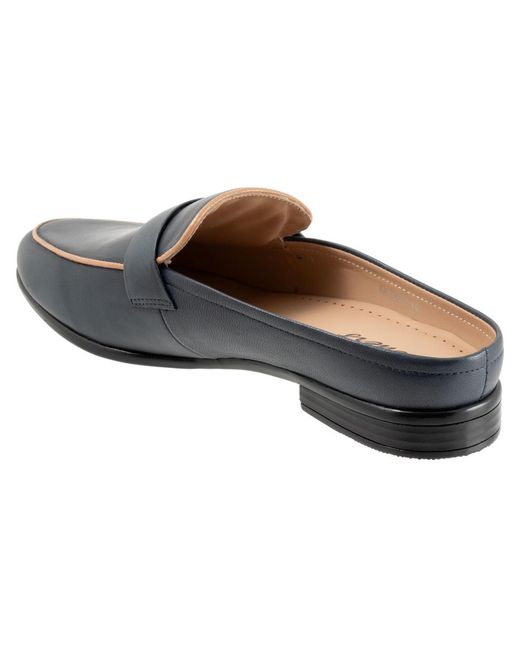 Trotters Blue Lola Flat