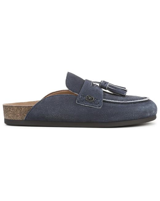 Sam Edelman Blue Astrid Mules
