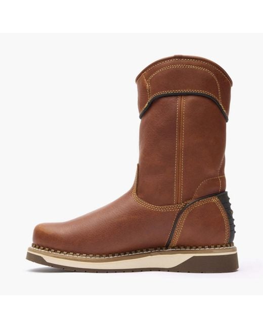 Georgia Boot Brown Amp Lt Wedge Pull On Work Boot