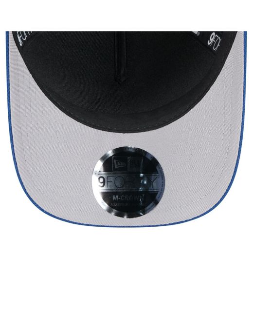 KTZ Blue Black/royal Indianapolis Colts 2025 Nfl Draft 9forty A-frame M-crown Adjustable Hat for men