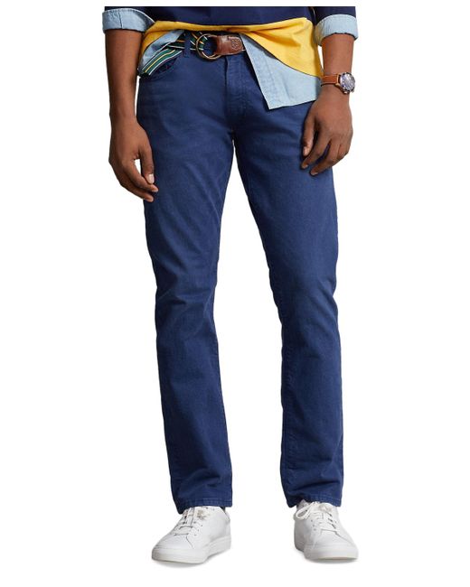 Polo Ralph Lauren Blue Varick Slim Straight Jeans for men