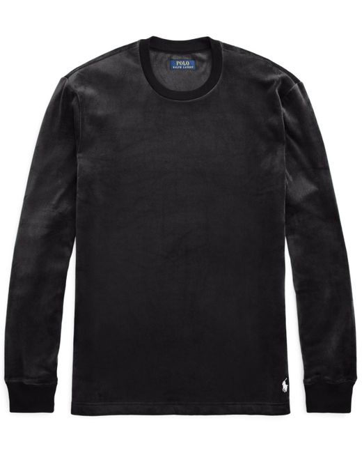 Polo Ralph Lauren Black Long-sleeve Pajama T-shirt for men