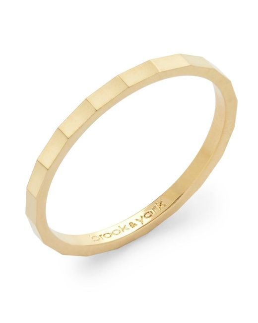 Brook and York Metallic Lucy Extra Thin Ring