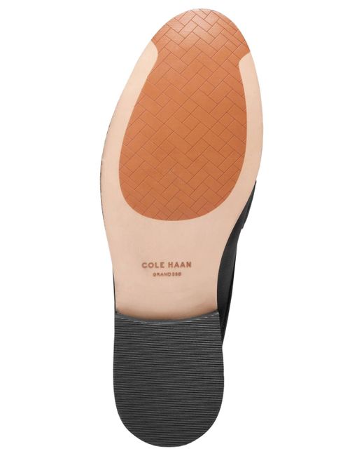 Cole Haan White Lux Pinch Penny Mule Flats