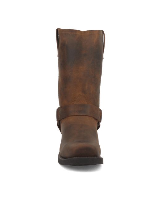 Dingo Brown Dean Leather Harness Boot for men