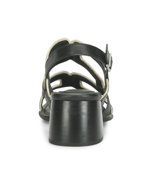 Born Black Sofia Square Toe Sandals
