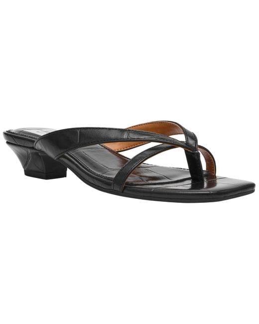 Dolce Vita Black Bex Strappy Kitten Heel Dress Sandals