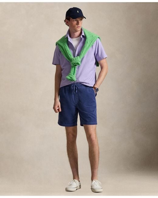 Polo Ralph Lauren Purple Classic Fit Garment-dyed Oxford Shirt for men