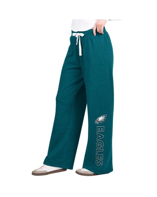 G-III 4Her by Carl Banks Green Midnight Philadelphia Eagles Field Sweatpants