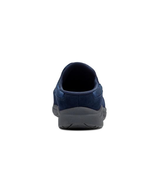 Easy Spirit Blue Traveltime Slip-on Mule Walking Sneakers