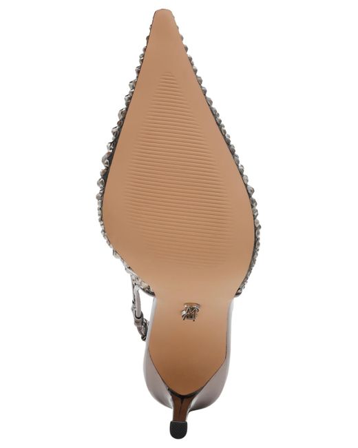 Steve Madden Metallic Reyes Slingback Stiletto Pumps