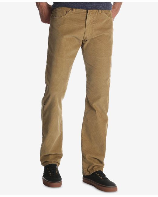 Wrangler Slim-fit Corduroy Pants for Men | Lyst
