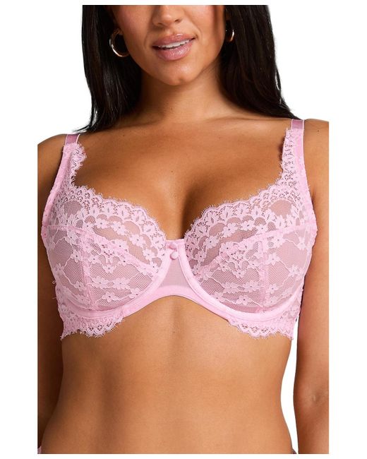 Hunkemöller Brown Daisy Non-padded Underwired Bra