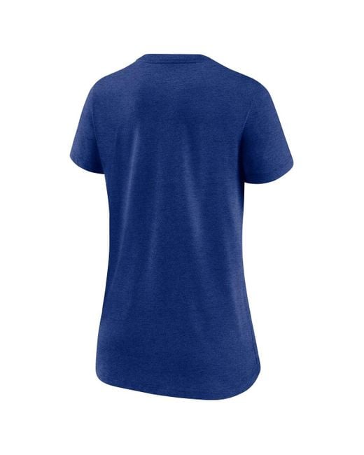 Nike Blue Kansas City Royals Authentic Collection Tri-blend V-neck T-shirt