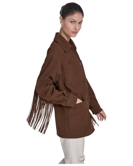 Levi's Brown Laydown Collar Coat