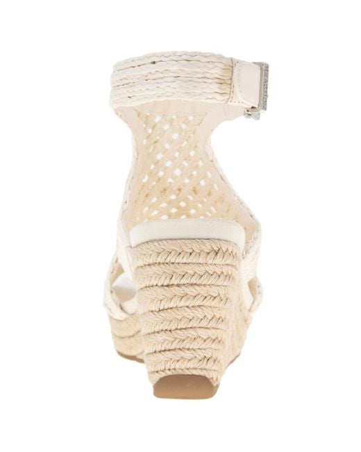 Kenneth Cole White Chloe Wedge Sandals