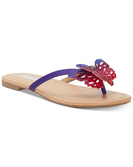 INC International Concepts Multicolor Marsha Butterfly Flip-flop Sandals, Created For Macy's
