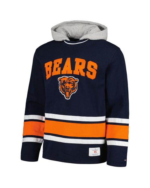 Tommy Hilfiger Blue Chicago Bears Ivan Fashion Pullover Hoodie for men