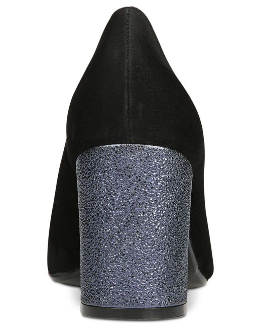 naturalizer black suede pumps