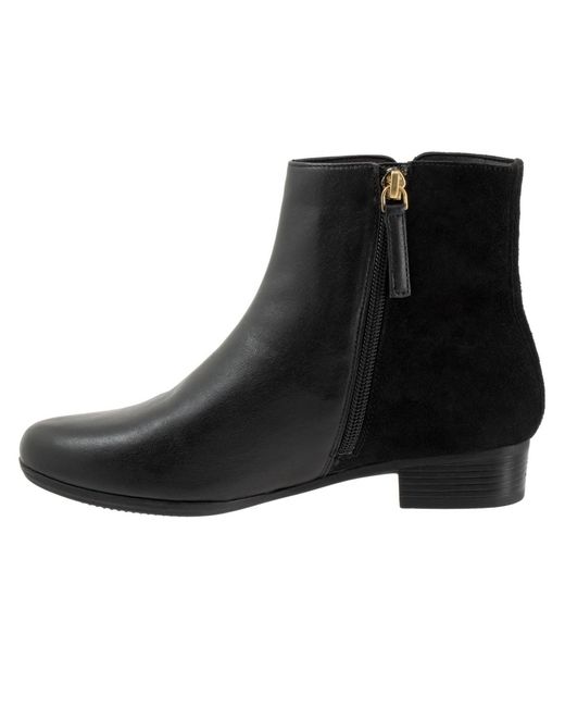Trotters Black Maxwell Boot