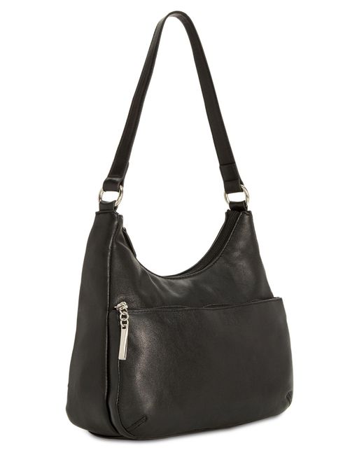 Giani Bernini Nappa Leather Hobo Bag, Created For Macy's in Black