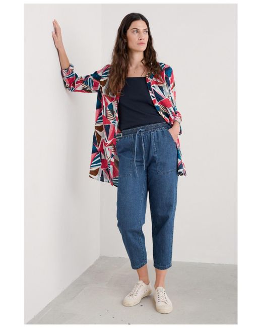 Seasalt Cornwall Blue Wren Flutter Shirt