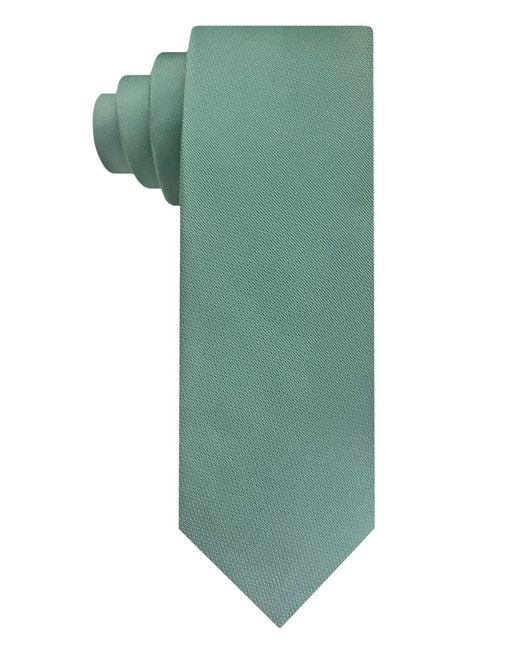 Van Heusen Green Soft Solid Tie for men