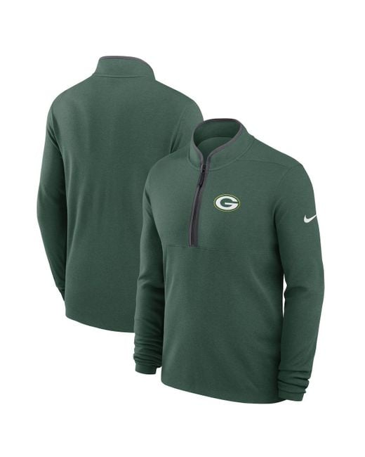 Nike Green Bay Packers Lightweight Victory Performance Half-zip Pullover for men