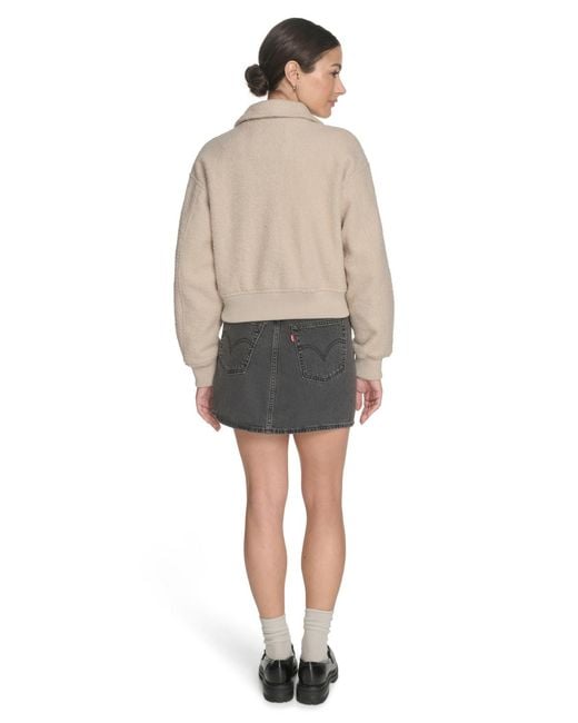 Levi's Natural Laydown Collar Bomber Jacket