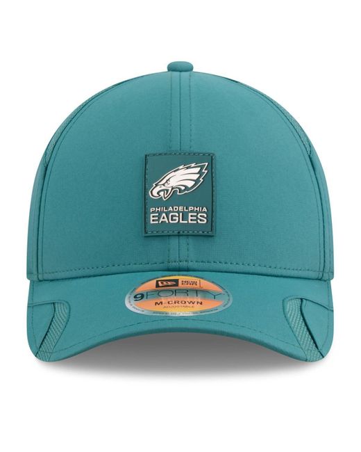 KTZ Blue Midnight Philadelphia Eagles 2025 Sideline M-crown 9forty Adjustable Hat for men