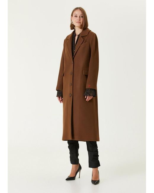Pcfg Brown Wool Coat