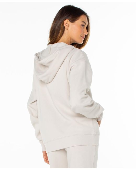 Roxy White Tidal Front-zip Hoodie