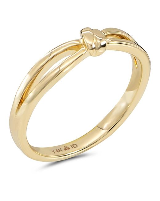 DEVATA Metallic Love Knot Ring