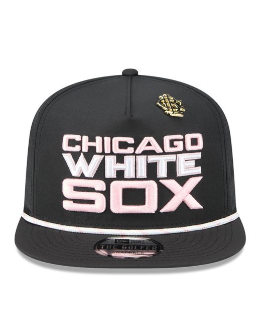KTZ Black Chicago White Sox 2025 Big League Chew Golfer Snapback Hat for men