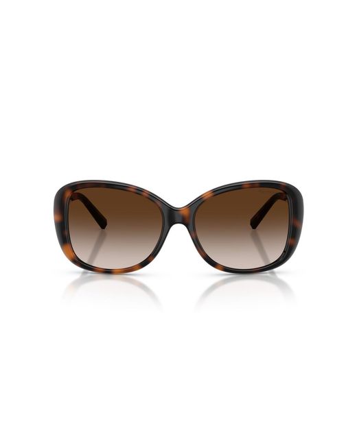 Tiffany & Co Brown Rectangle Sunglasses