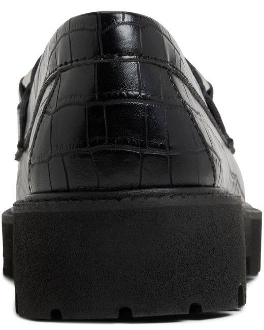 ALDO Black Danrose Lug-sole Bit Loafers