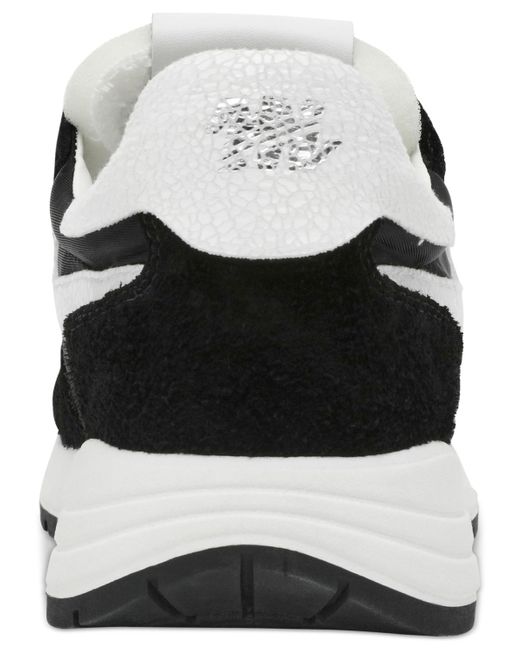 Steve Madden Black Burst Lace-up Retro jogger Sneakers