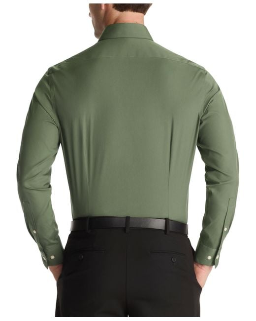 calvin klein ultra slim fit dress shirt Calvin Klein Performance Slim Fit Dress Shirt main image 0