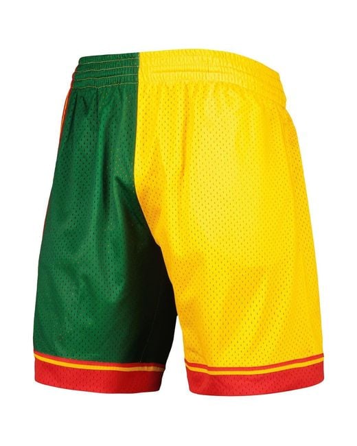 Mitchell & Ness Yellow Green for men