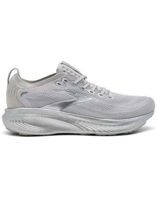 Brooks Gray Adrenaline Gts 25 Silver Anniversary Running Sneakers From Finish Line for men