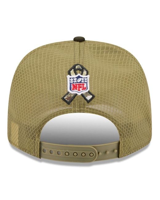 KTZ Green Bay Packers 2025 Salute To Service 9seventy Adjustable Hat for men