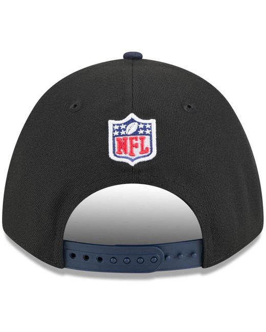 KTZ Blue Black/navy Chicago Bears 2025 Nfl Draft 9forty A-frame M-crown Adjustable Hat for men