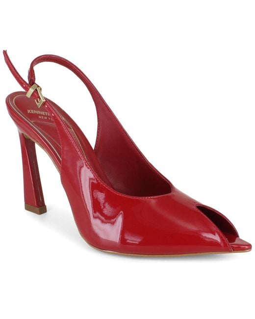 Kenneth Cole Red Priya Slingback Pump